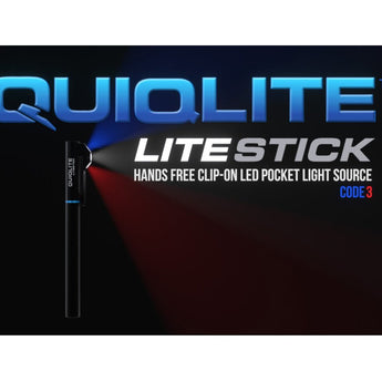 QuiqLite LiteStick Rechargeable LED Penlight - 200 Lumens - Multiple LED Configurations - Uses Built-in Li-ion Battery Pack