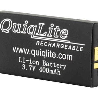 Quiqlite Q-XLB 400mAh 3.7V Lithium Ion (Li-ion) Snap Connector Battery for QuiqLiteX - Bulk
