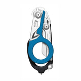 Leatherman Raptor Response Shears - Blue/Black - Closed, Oxygen Tank Wrench Showing