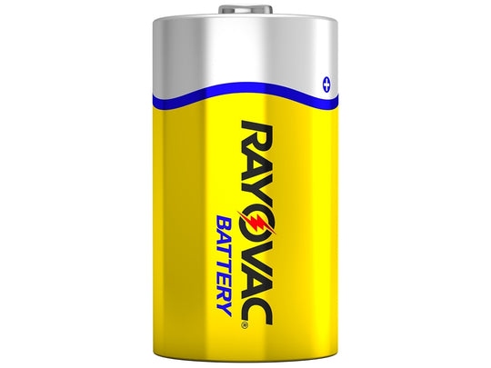 Rayovac 6D-BULKF D 1.5V Zinc Chloride (ZnCl) Button Top Battery - Bulk