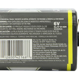 Backside of Lantern Battery