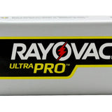 Rayovac Ultra Pro AL-9V Alkaline Battery with Snap Connectors - 6 Pack Shrink Wrap