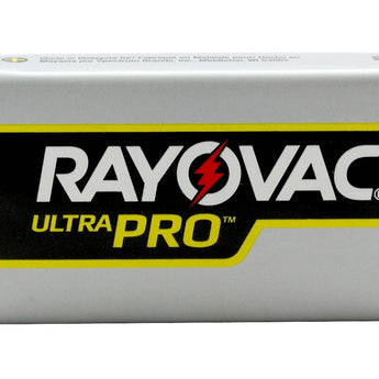 Rayovac Ultra Pro AL-9V Alkaline Battery with Snap Connectors - 6 Pack Shrink Wrap