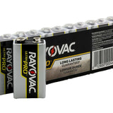 Full Package and Single Shot of the Rayovac Ultra Pro AL-9V Alkaline Battery