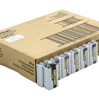 Rayovac Ultra Pro AL-9V Alkaline Battery with Snap Connectors - Bulk