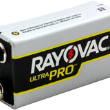 Angle Shot of the Rayovac Ultra Pro AL-9V Alkaline Battery