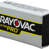 Bottom Shot of the Rayovac Ultra Pro AL-9V Alkaline Battery