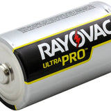 Rayovac Ultra Pro AL-D 1.5V Alkaline Button Top Batteries - 6 Pack Shrink Wrap