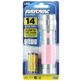 Rayovac Value Bright Glow-in-the-Dark 14-LED Flashlight - 18 Lumens - Includes 3 x AAAs - Color May Vary (BEGL3AAA-BA)