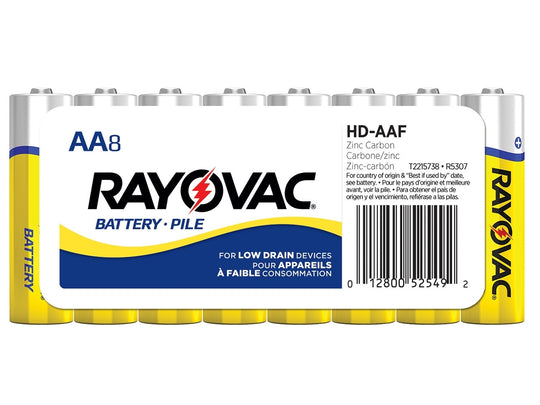 Rayovac Size AA Heavy Duty Batteries