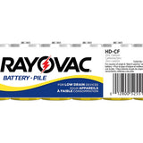 Rayovac Heavy Duty HD-CD C-cell 2780mAh 1.5V Zinc Chloride Button Top Batteries - 6 Pack Shrink Wrap