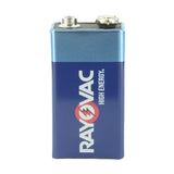 Rayovac High Energy A1604 9V Alkaline Battery with Snap Connectors - Bulk