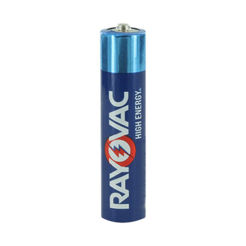 Rayovac High Energy 824 (500PK) AAA 1.5V Alkaline Button Top Batteries - Made in USA - Case of 500