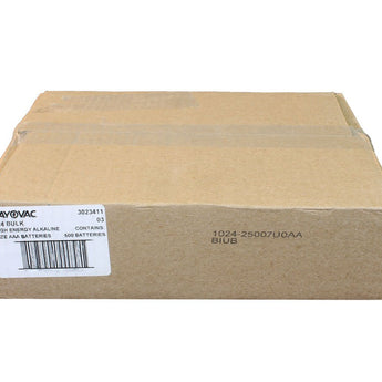 Rayovac High Energy AAA Alkaline Button Top Batteries - Bulk