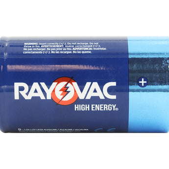 Rayovac High Energy 813 (105PK) D 1.5V Alkaline Button Top Batteries - Made in USA - Case of 105