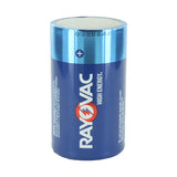 Rayovac High Energy 813FTJ D-cell 1.5V 14Ah Alkaline Flat Top Battery - Bulk