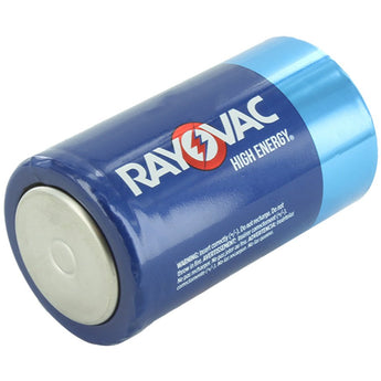 Rayovac High Energy 813FTJ D-cell 1.5V 14Ah Alkaline Flat Top Battery - Bulk