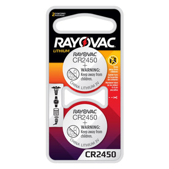 Rayovac Specialty KE CR2016 90mAh 3V Lithium Primary (LiMNO2) Coin Cell Battery for Keyless Entry - 1 Piece Retail Card