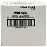 Rayovac 13-24 (24PK) Size 13 310mAh 1.45V Zinc Air Orange Hearing Aid Batteries - 24 Piece Retail Card