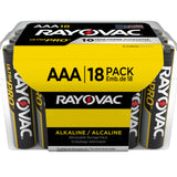 Rayovac Ultra Pro AL-AAA-18 1.5V Alkaline Button Batteries - 18 Pack