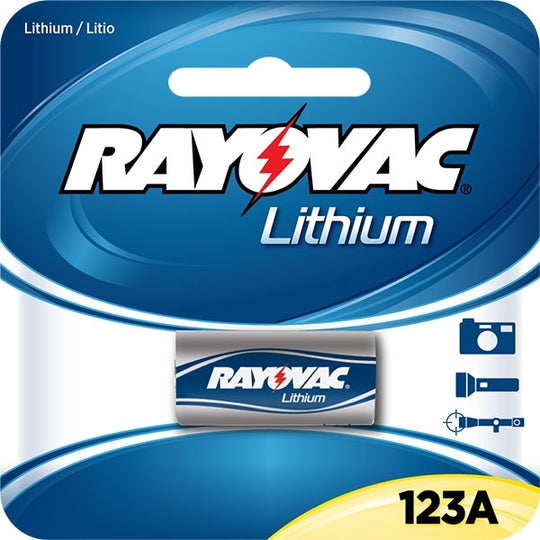 Rayovac Lithium CR123A 3V Battery