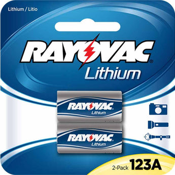 Rayovac Lithium CR123A 3V Batteries