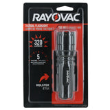 Rayovac LED Tactical Flashlight - CREE XR-E LED - 320 Lumens - Uses 3 x AAAs (RN3AAA-BXT)