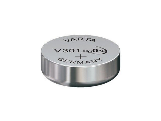Varta 301 Electronic Silver Oxide Button Cell Battery in Pill Box