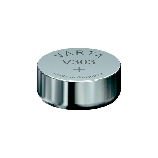 Varta 303 160mAh 1.55V Electronic Silver Oxide Coin Cell Battery (V303) - Pill Box (Mercury Free)
