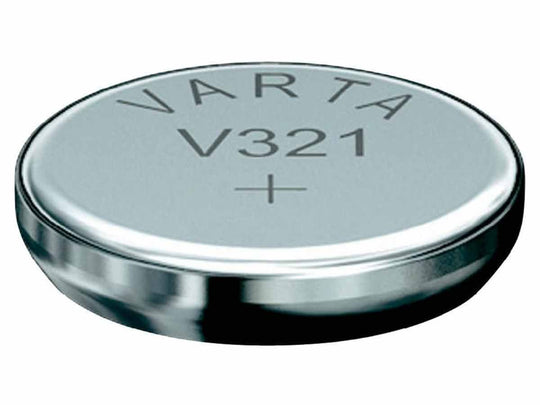 Varta 321 14.5mAh 1.55V Electronic Silver Oxide Coin Cell Battery (321) - Pill Box