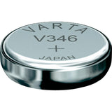Varta 346 9mAh 1.55V Electronic Silver Oxide Coin Cell Battery (V346) - Pill Box
