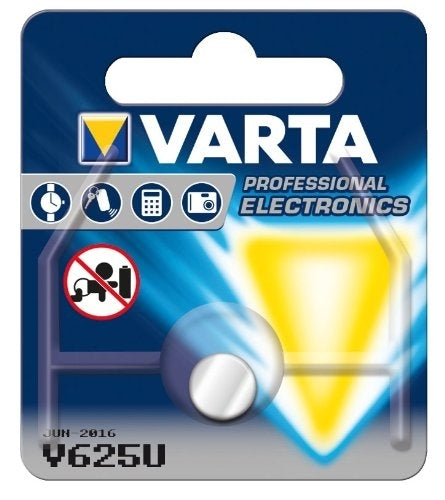 Varta Professional Electronics V4626 V625U 1.5V Alkaline Button Cell Battery - 1 Piece Retail Card