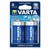 Varta High Energy D Cell Alkaline Batteries