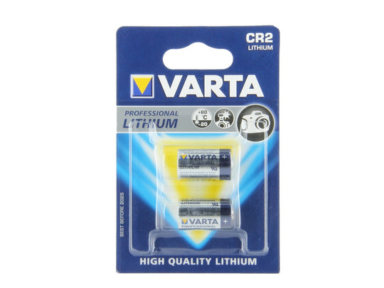 Varta Professional 6206-2 CR2 850mAh 3V Lithium Primary (LiMNO2)Photo Batteries - 2 Piece Retail Card