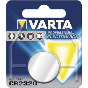Varta Electronics 6320 CR2320 230mAh 3V Lithium Primary (LiMnO2) Coin Cell Battery - 1 Piece Retail Card