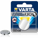 Varta Electronics 6430 CR2430 300mAh 3V Lithium Primary (LiMnO2) Coin Cell Battery - 1 Piece Retail Card