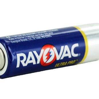 Rayovac Ultra Pro AA side angle with text