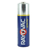 Rayovac Ultra Pro button top AA upright angle
