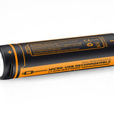 Fitorch RC145 14500 750mAh 3.7V Protected Lithium Ion (Li-ion) Button Top Battery with Built-In Micro USB Charge Port