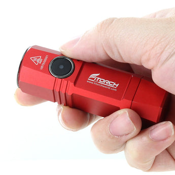 Fitorch ER20 Rechargeable LED Flashlight - CREE XPL - 1000 Lumens - Includes 1 x 16340 - Available in Black, Red, Orange, and Blue