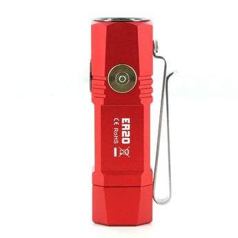 Fitorch ER20 Rechargeable LED Flashlight - CREE XPL - 1000 Lumens - Includes 1 x 16340 - Available in Black, Red, Orange, and Blue