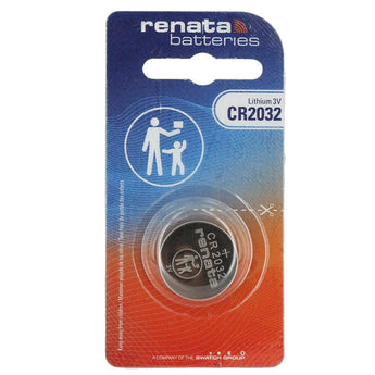Renata CR2032-SC 225mAh 3V Lithium Primary (LiMNO2) Coin Cell Battery - 1 Piece Retail Card