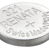 Renata 321 MPS 15mAh 1.55V Silver Oxide Coin Cell Battery - 1 Piece Tear Strip, Sold Individually