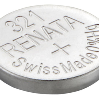 Renata 321 MPS 15mAh 1.55V Silver Oxide Coin Cell Battery - 1 Piece Tear Strip, Sold Individually