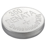 Renata 350 MPS 105mAh 1.55V Silver Oxide Coin Cell Battery - 1 Piece Tear Strip, Sold Individually