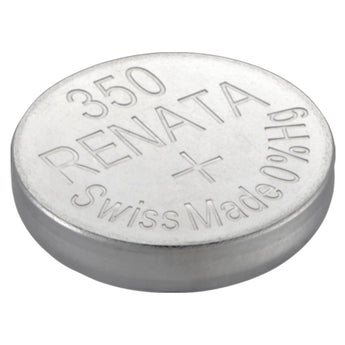 Renata 350 MPS 105mAh 1.55V Silver Oxide Coin Cell Battery - 1 Piece Tear Strip, Sold Individually
