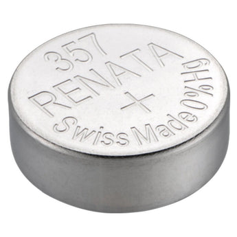 Renata 357 MPS 160mAh 1.55V Silver Oxide Coin Cell Battery - 1 Piece Tear Strip, Sold Individually