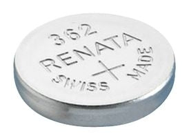 Renata 362 MP 23mAh 1.55V Silver Oxide Coin Cell Battery - 1 Piece Tear Strip, Sold Individually