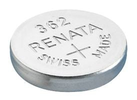 Renata 362 MP 23mAh 1.55V Silver Oxide Coin Cell Battery - 1 Piece Tear Strip, Sold Individually