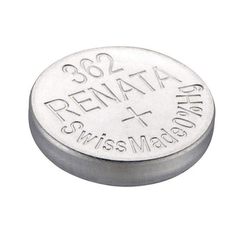 Renata 362 MP 23mAh 1.55V Silver Oxide Coin Cell Battery - 1 Piece Tear Strip, Sold Individually